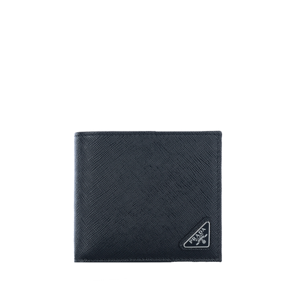 Saffiano Leather Wallet with Coin Purse - Nero (Black) - Image 5
