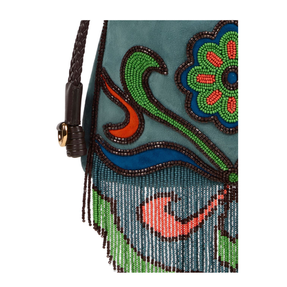 Kalispera Small Suede Bag - Light Blue - Image 6