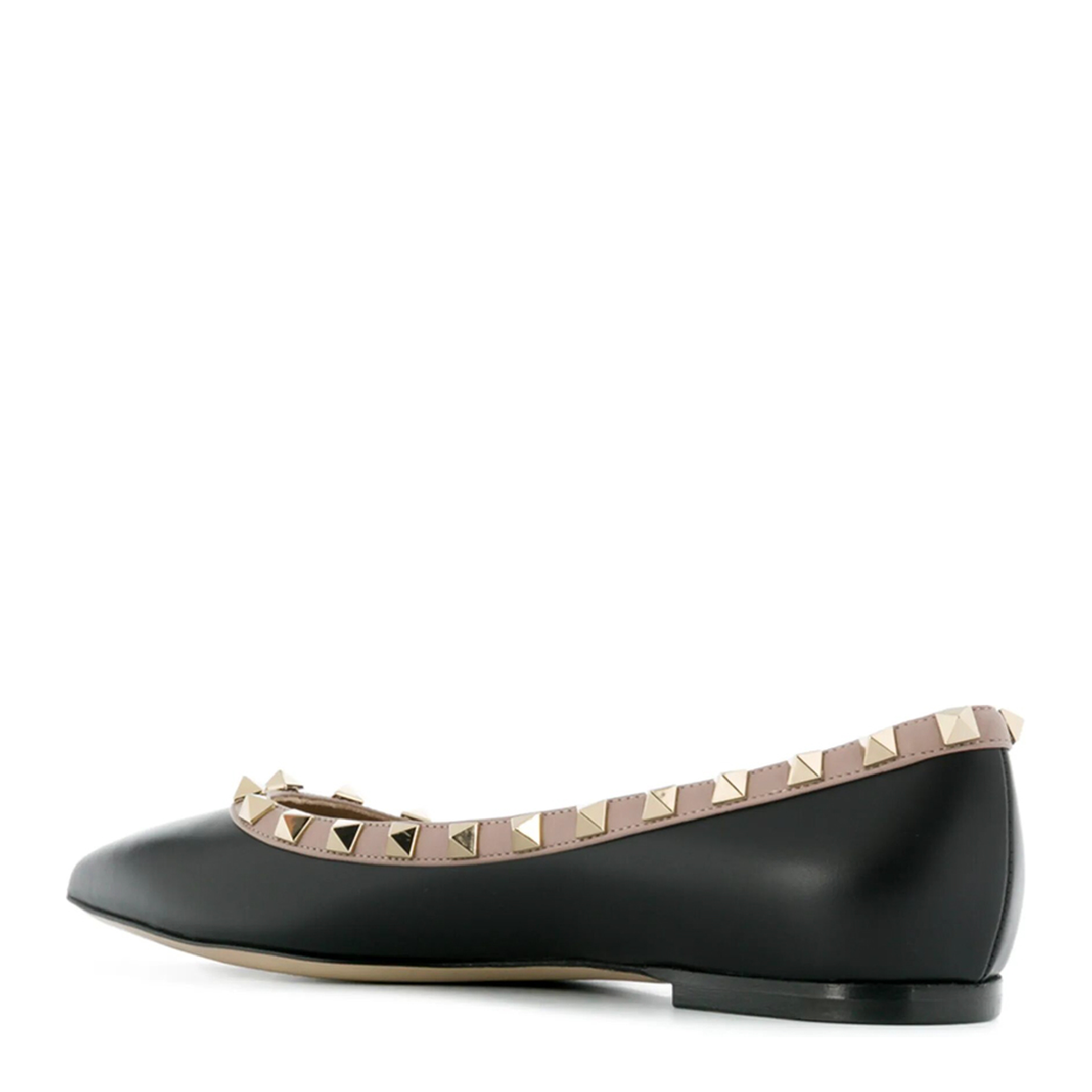 Rockstud Leather Ballet Flat - Image 3