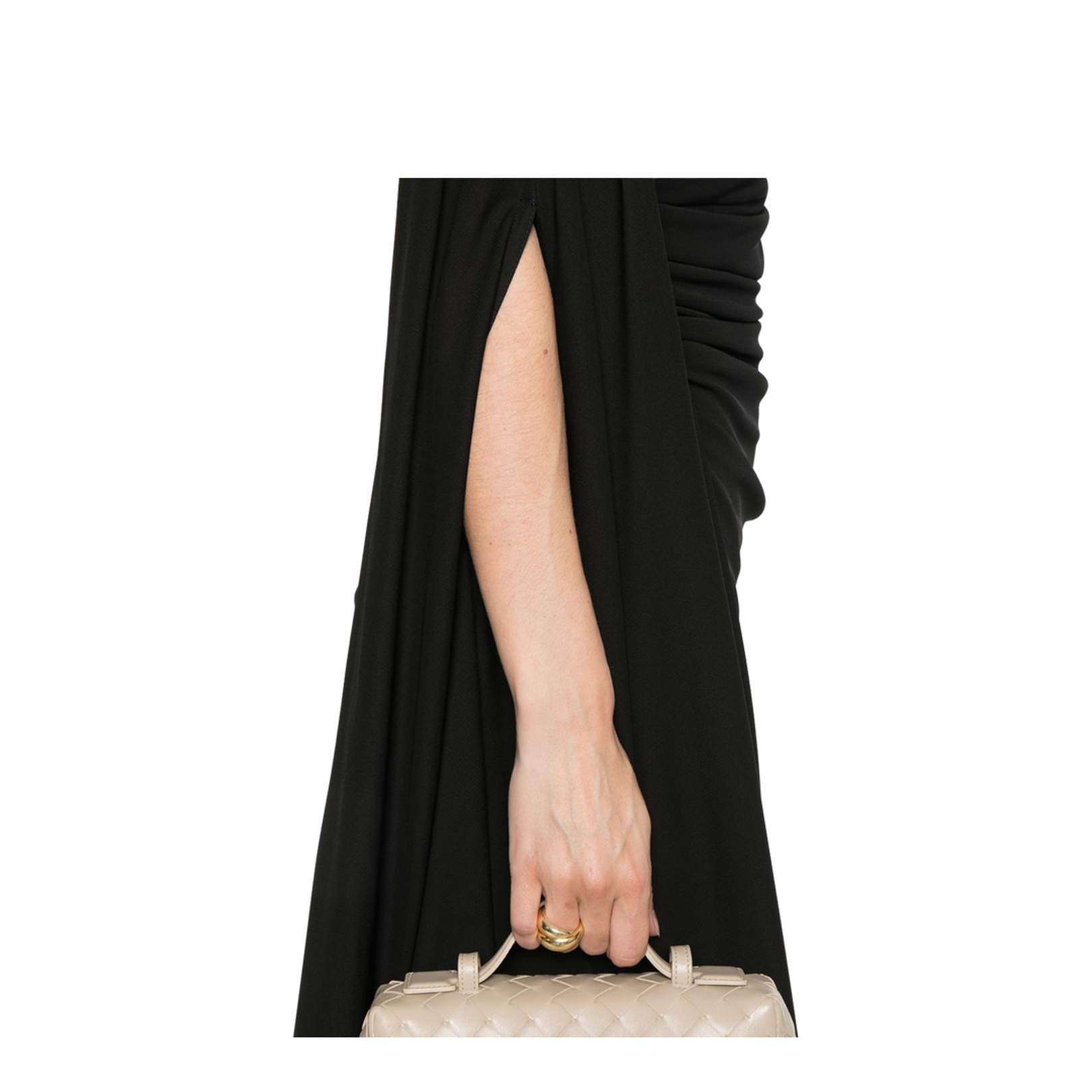 Viscose Jersey Draped Dress - Image 4