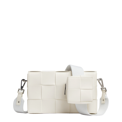 Cassette Classic Canvas Crossbody Bags - White - Image 1
