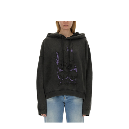 Skull Print Sweatshirt - Image 1