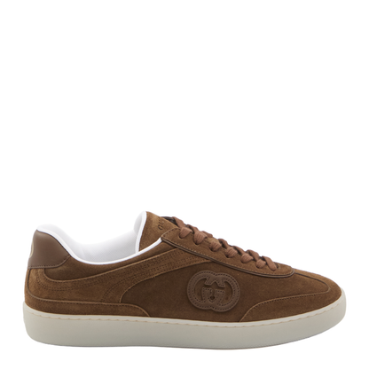 G75 Trainers in Light Brown Suede - Image 1
