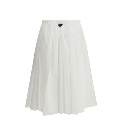 Pleated Jersey Skirt - Image 2