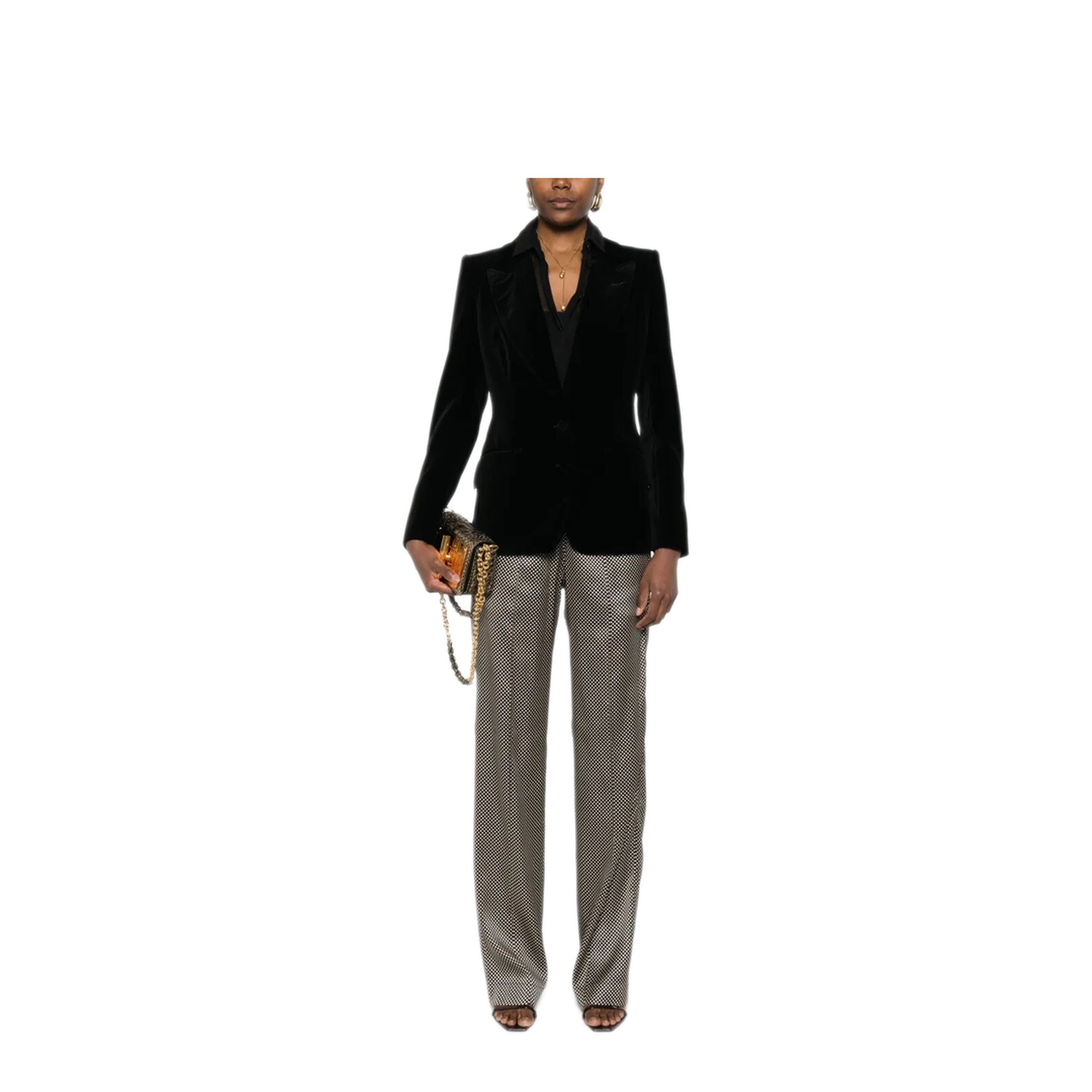 Polka Dot Signature Silk PJ Pants - Image 2