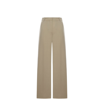 Wool Blend Tailored Pants - Image 1