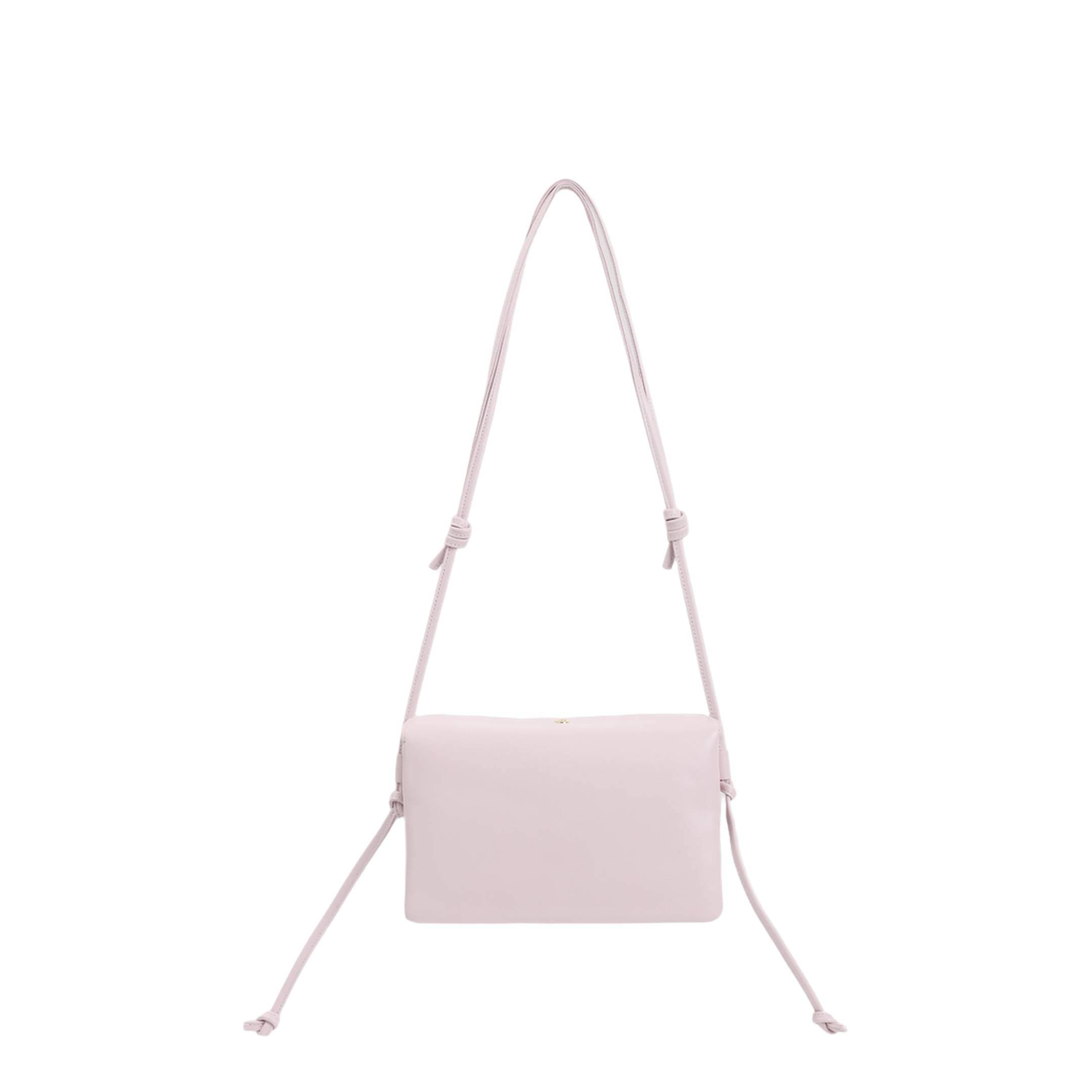 Trio Small Lambskin Shoulder Bag - Light Graphite - Image 4