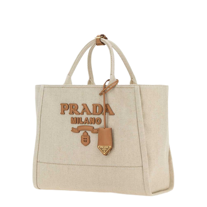 Sand Canvas Shopping Bag - Image 2