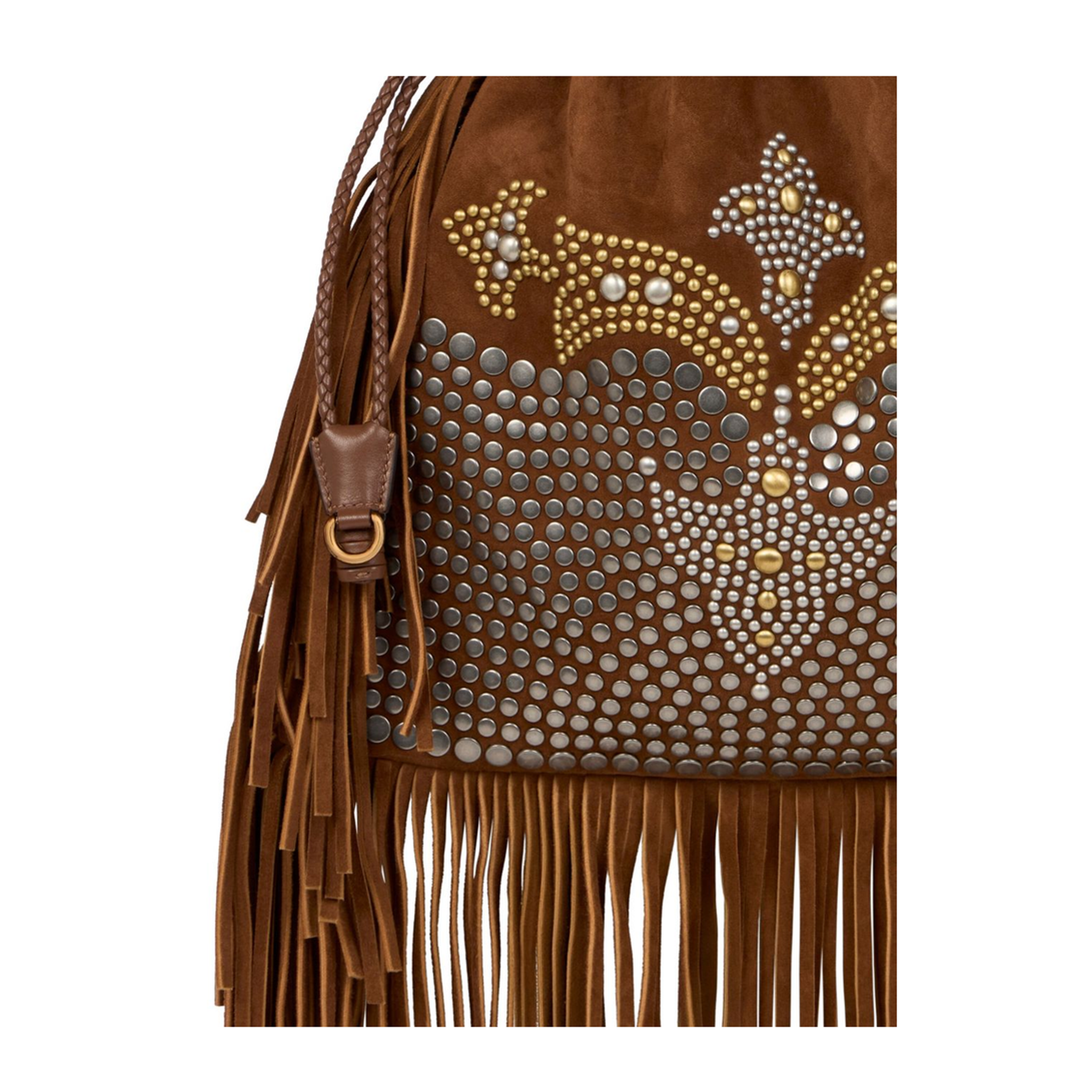 Kalispera Medium Suede Bag - Brown - Image 2