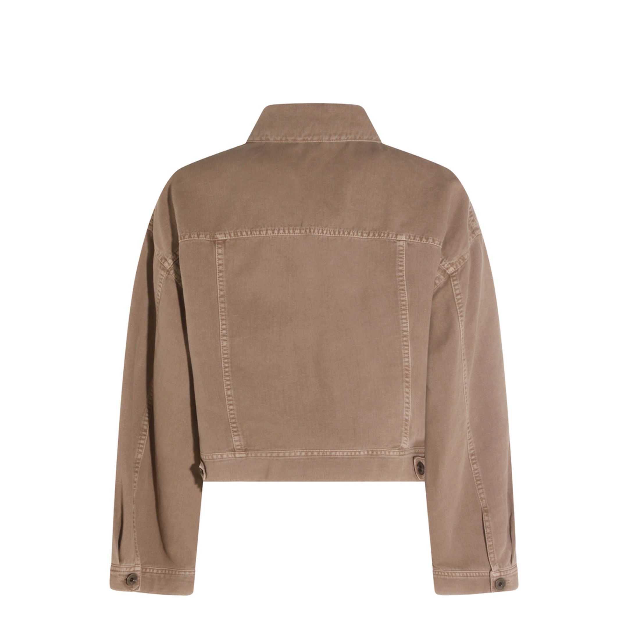 Women's Cropped Jackets Brown - Image 3