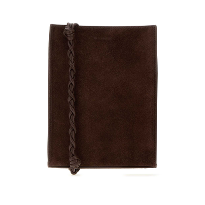 Brown Suede Small Tangle Shoulder Bag - Image 1