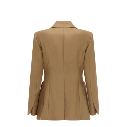 VOLONTA' SINGLE BREAST BLAZER DIAGONAL LINEN - Image 3