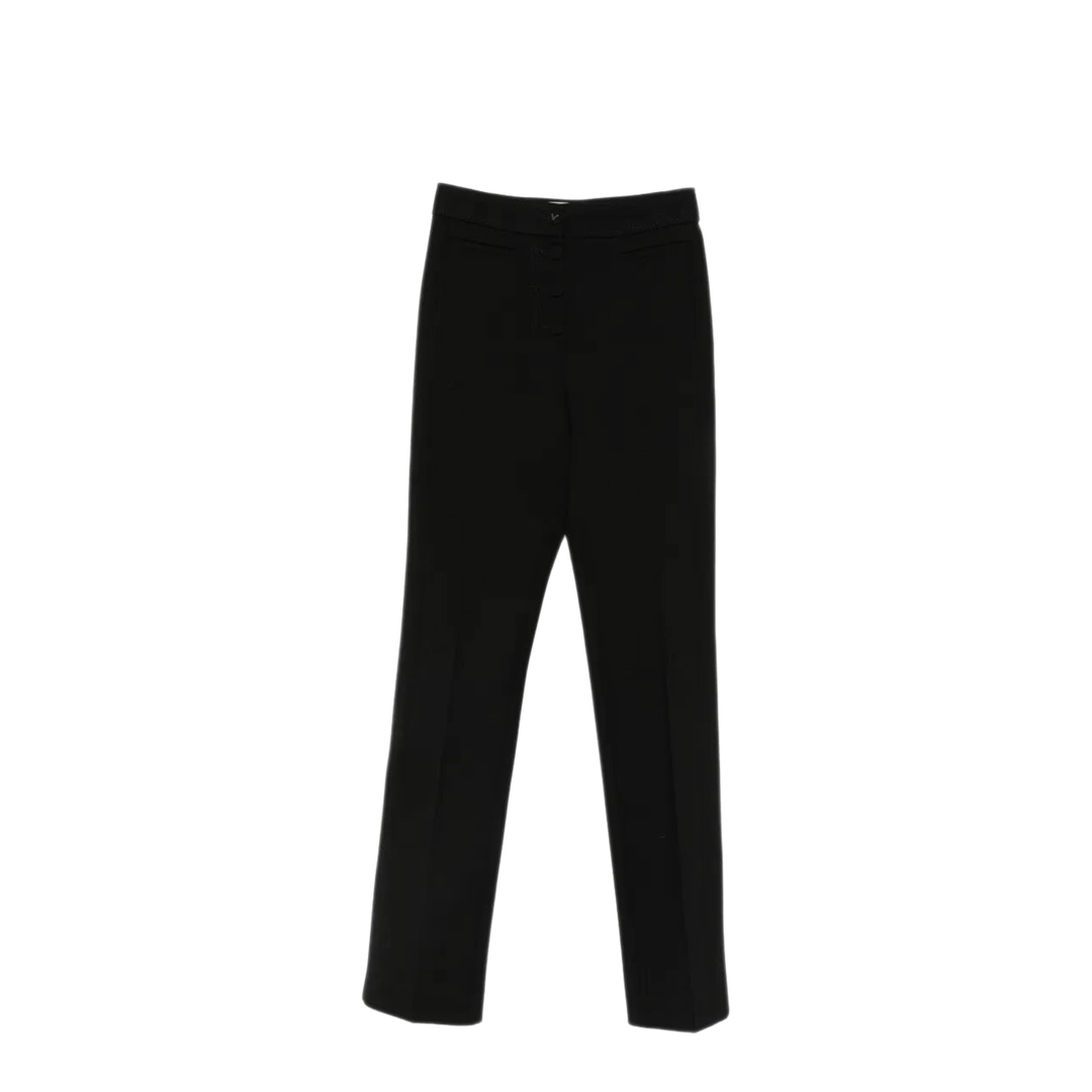 Straight-Leg Wool Trousers - Image 1