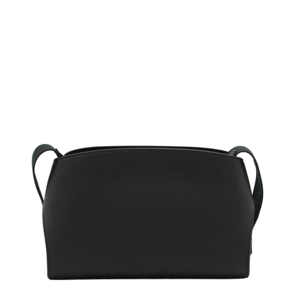 Hug Hammered Calfskin Messenger Bag - Nero - Image 6