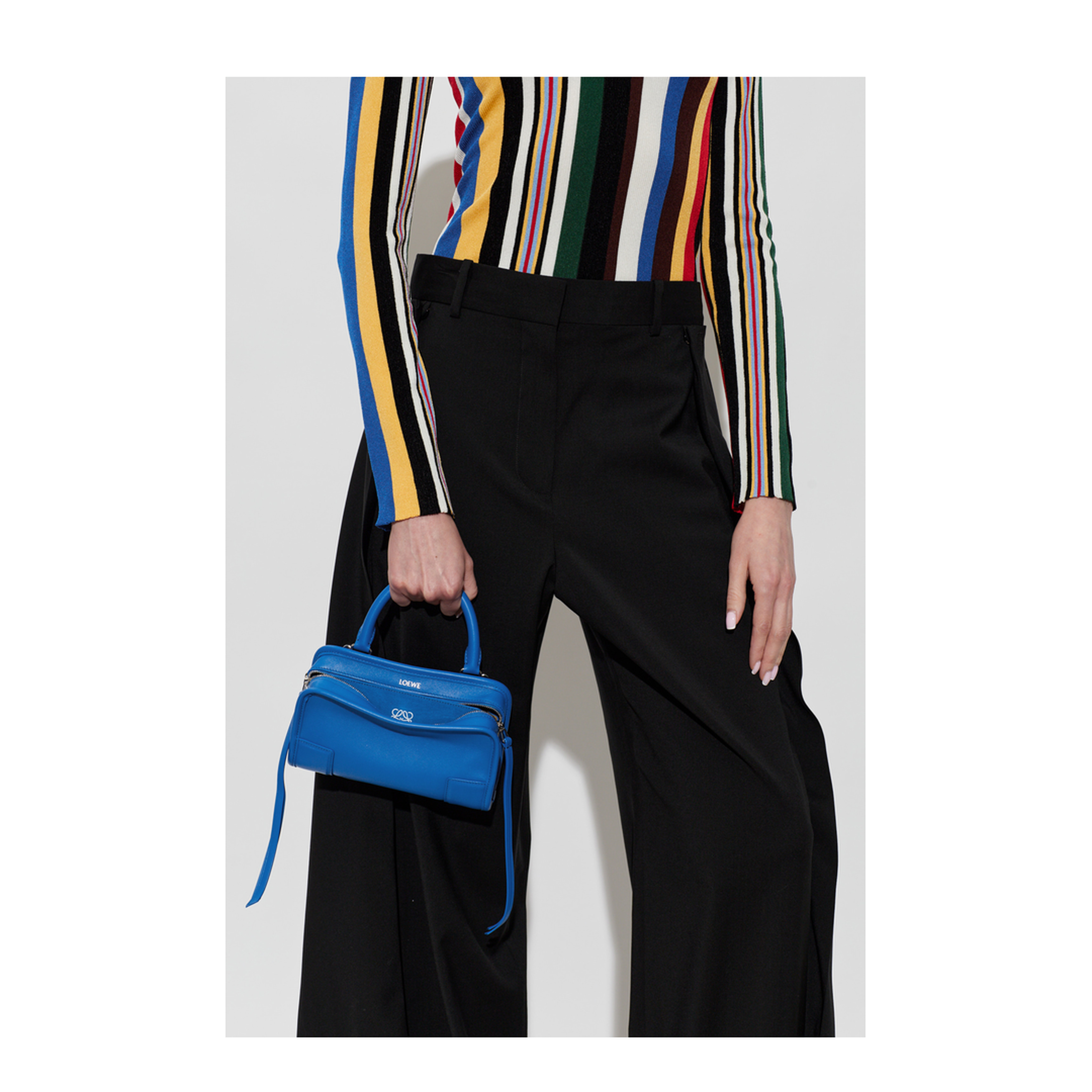 Amazona Mini Calfskin Top-Handle Bag - Royal Azur - Image 2