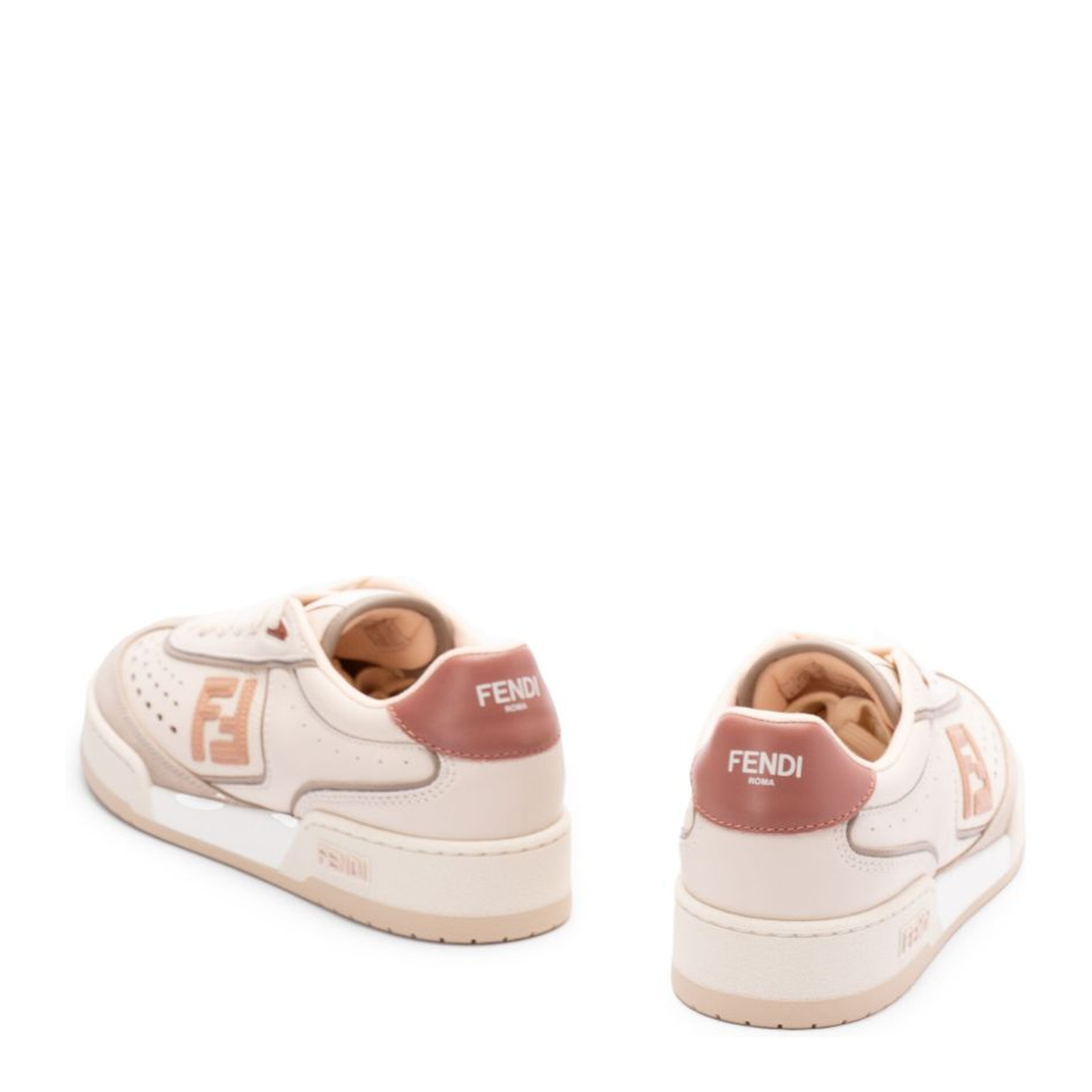 Match Leather Sneakers - Image 4