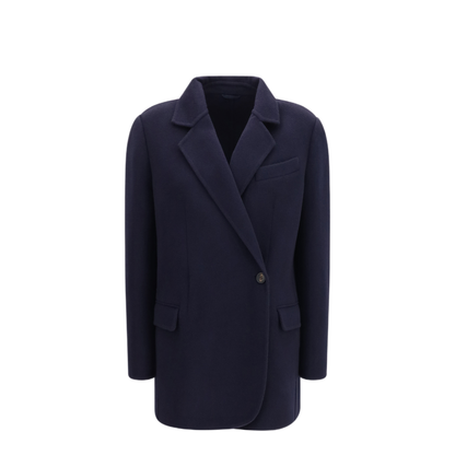 Single Breasted Wool And Cashmere Jacket - Image 1