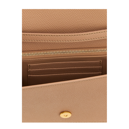 VLogo Signature Mini Calfskin Shoulder Bag - Pink - Image 4