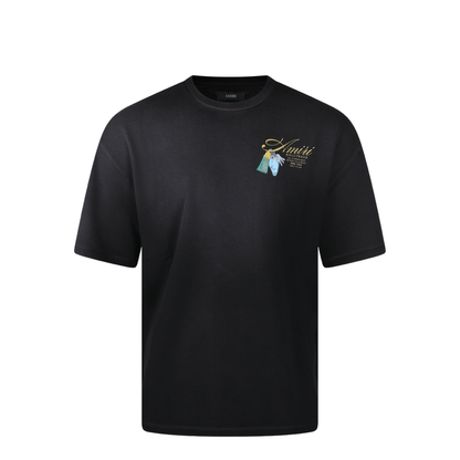 Logo Printed T-Shirts Black - Image 1