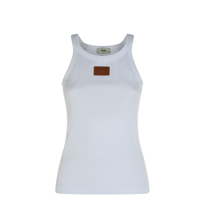 White Top with Logo Patch - Image 2