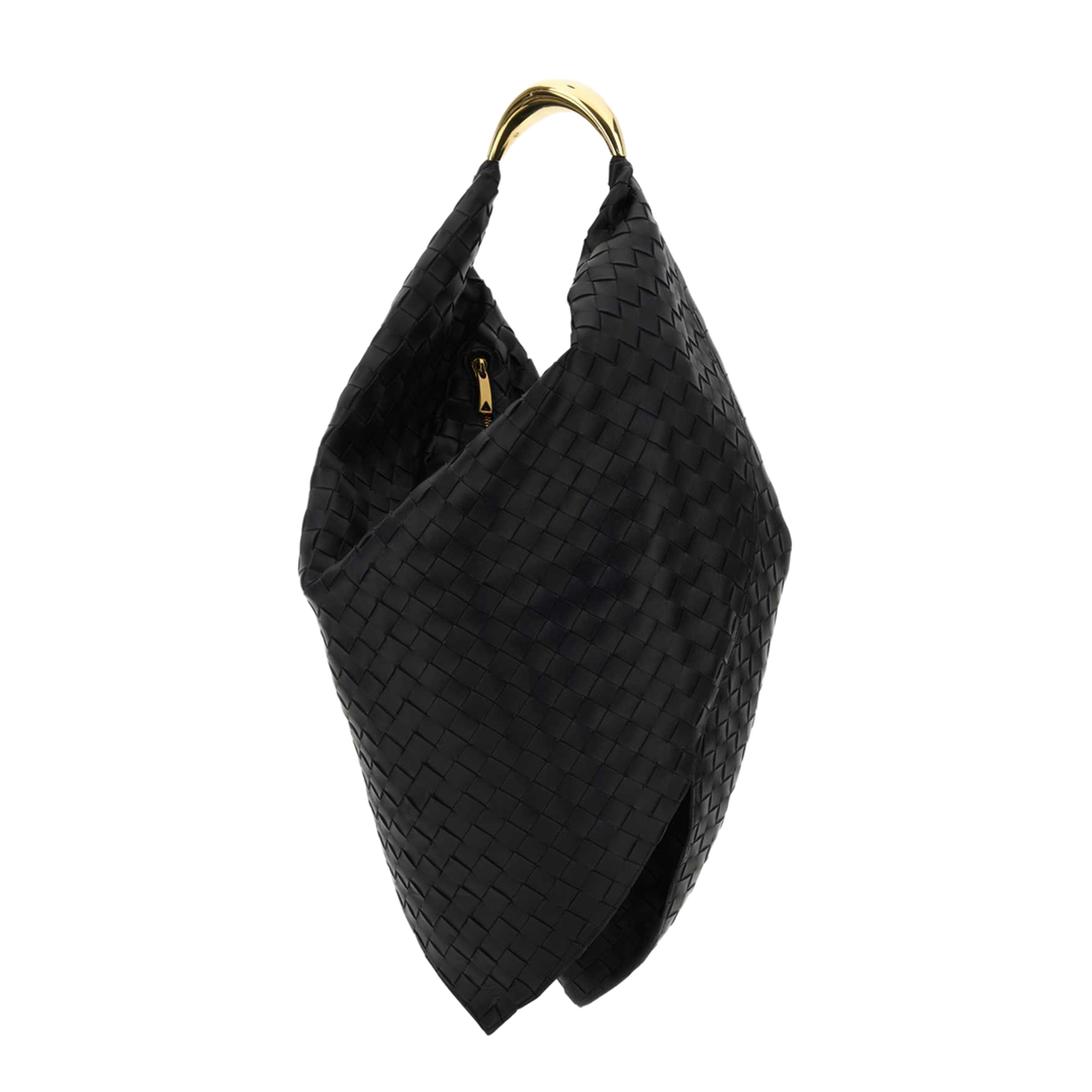 Foulard Leather Top Handle Bag - Black - Image 4