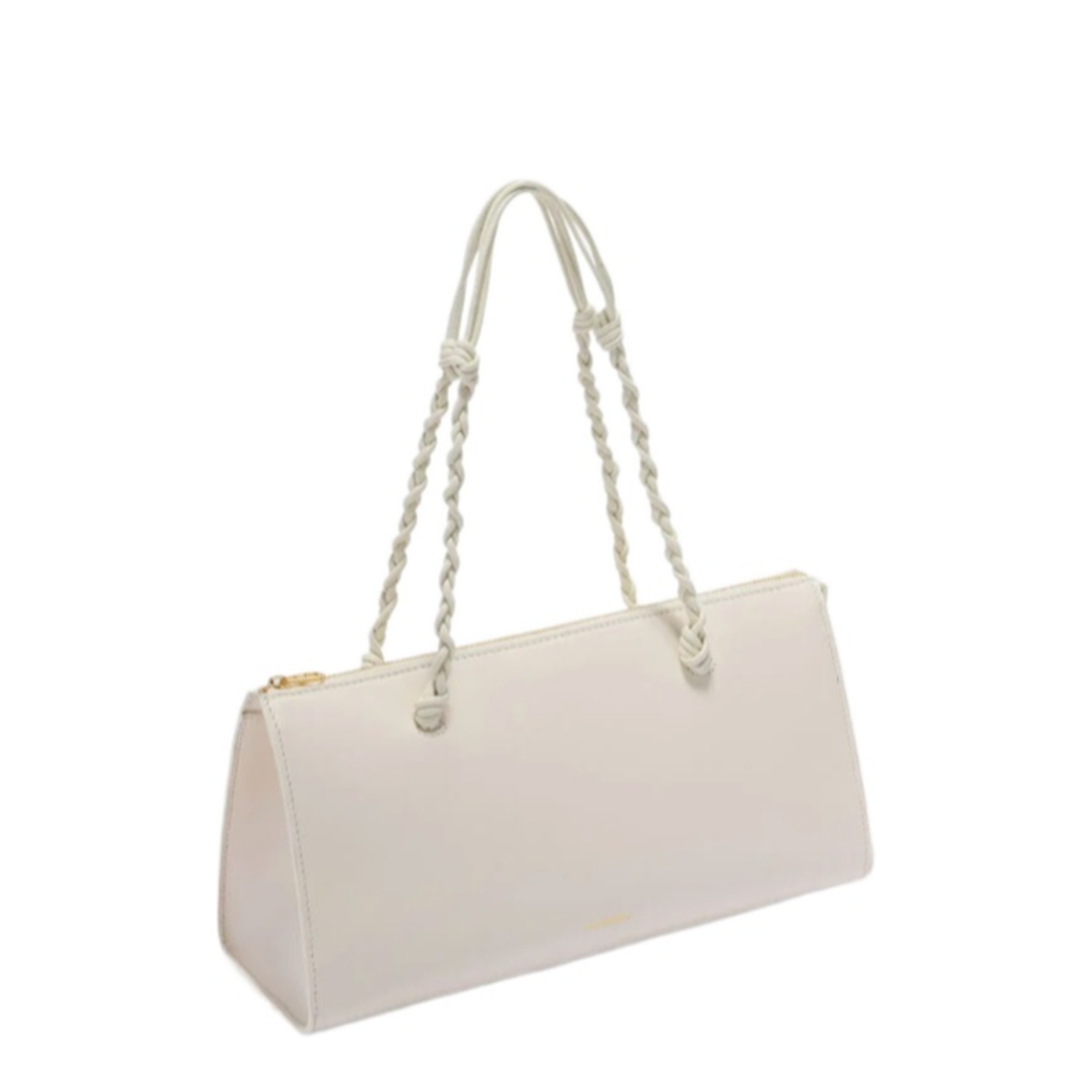 Tangle Tent Calf Leather Shoulder Bag - Eggshell - Image 2