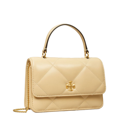 Kira Diamond Quilt Mini Top Handle Chain Wallet - Image 2