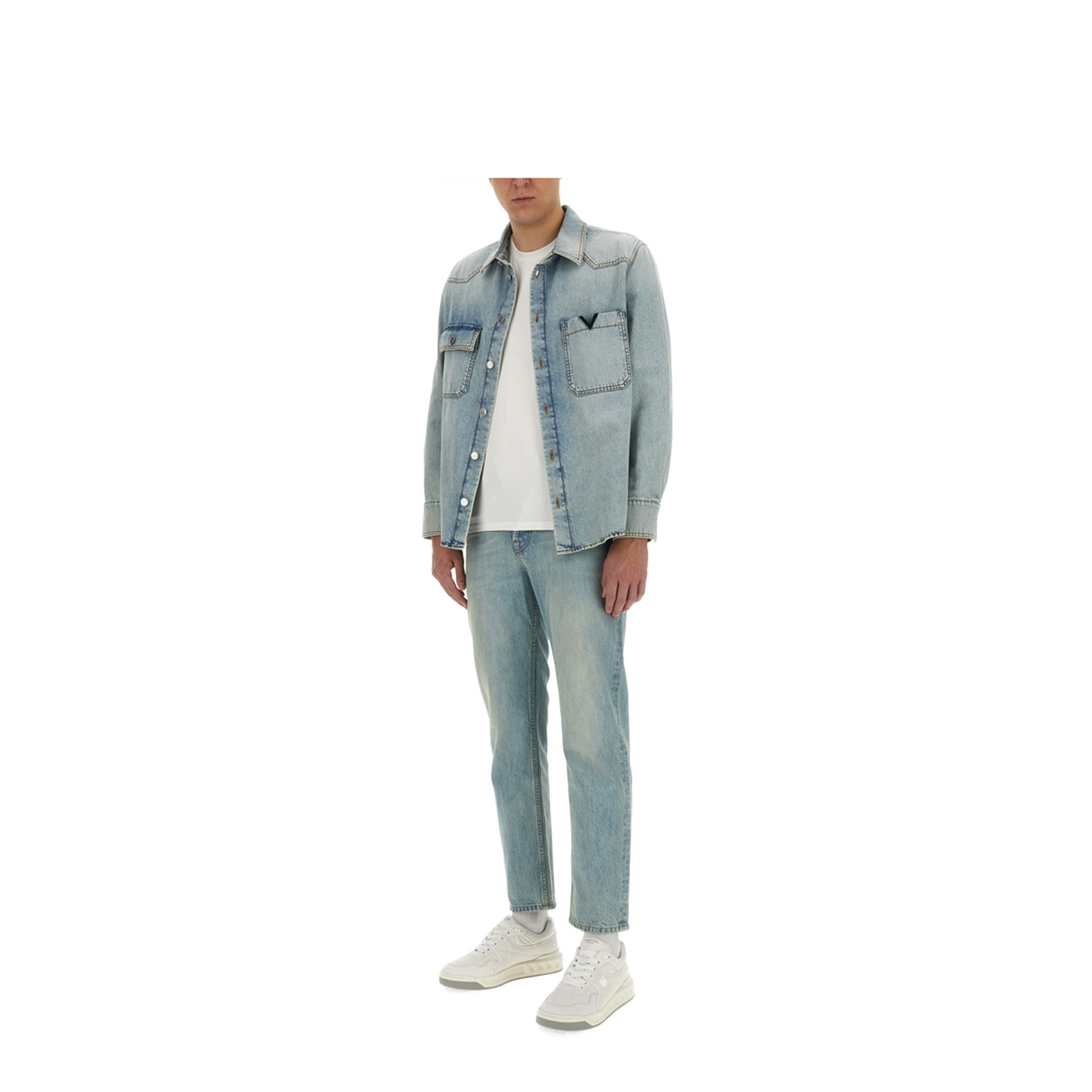 Denim Shirt Light Blue - Image 2
