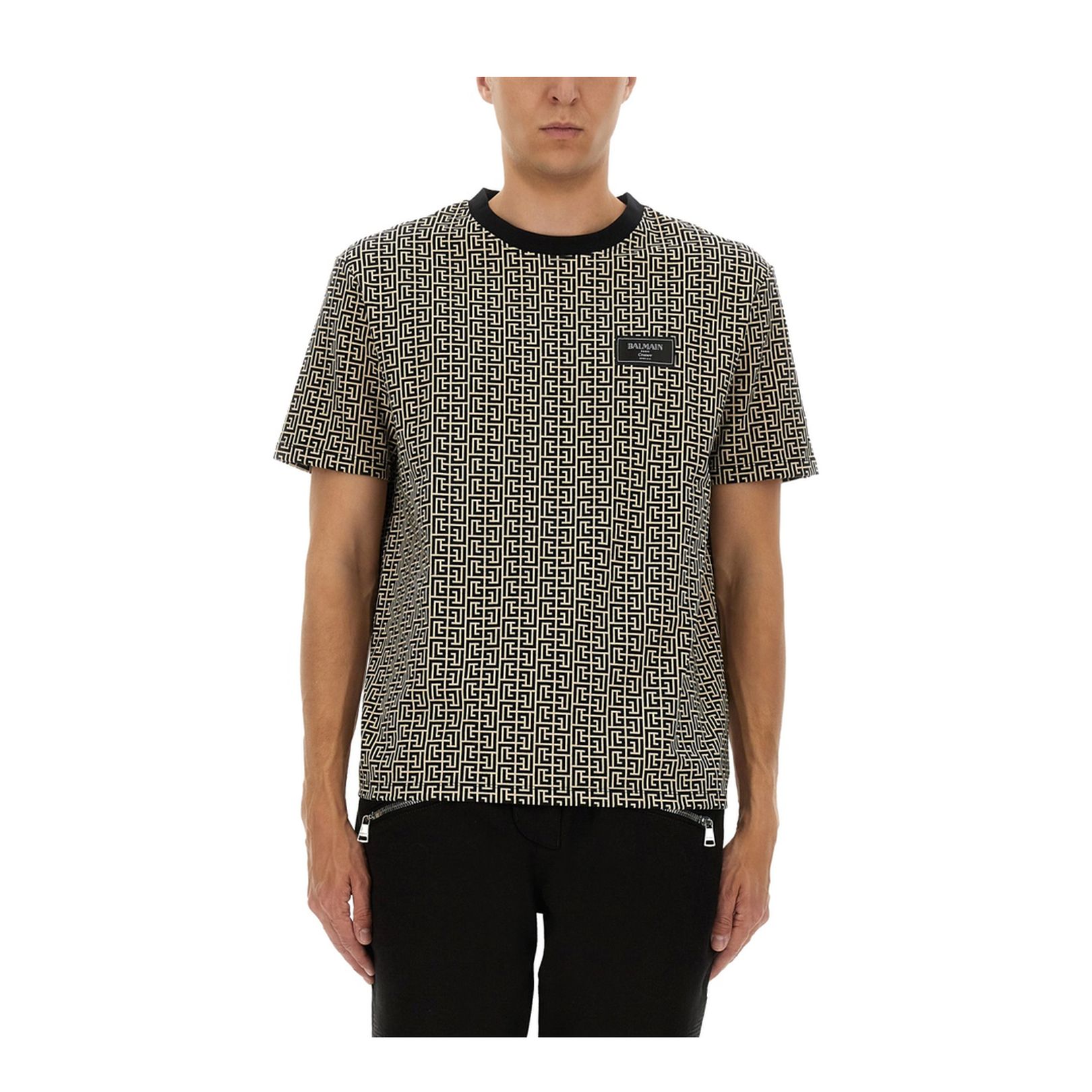 Monogrammed Jacquard T-Shirt - Image 4