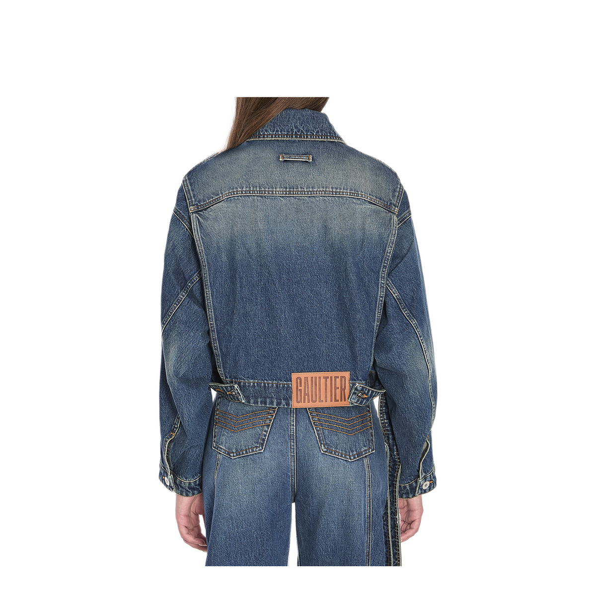 Strap Jacket In Denim - Image 4