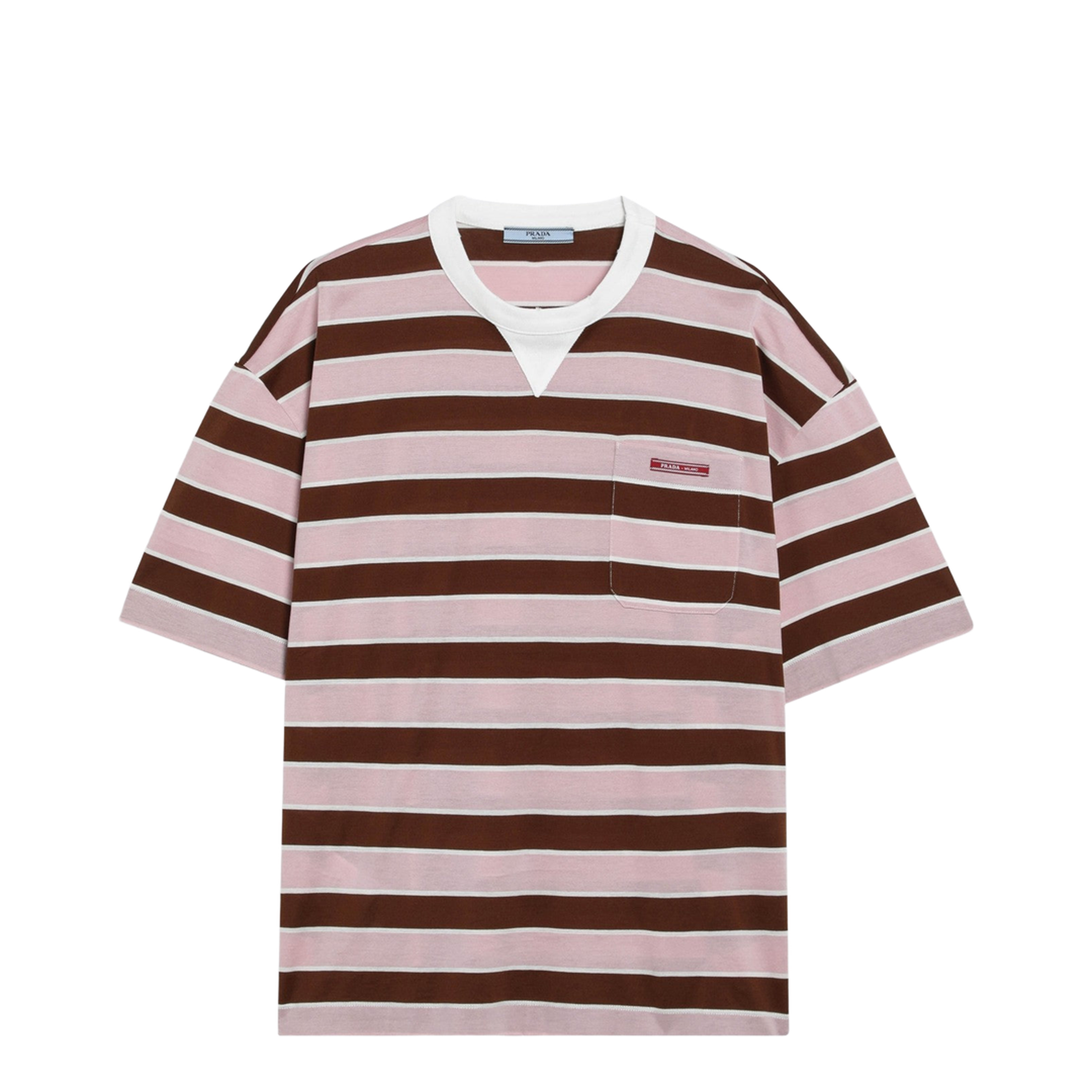 Striped Cotton T-Shirt - Image 1