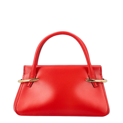 Pinch Mini Handbag Leather Red - Image 1