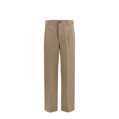Technical Wide Leg Pants In Canvas - Image 1