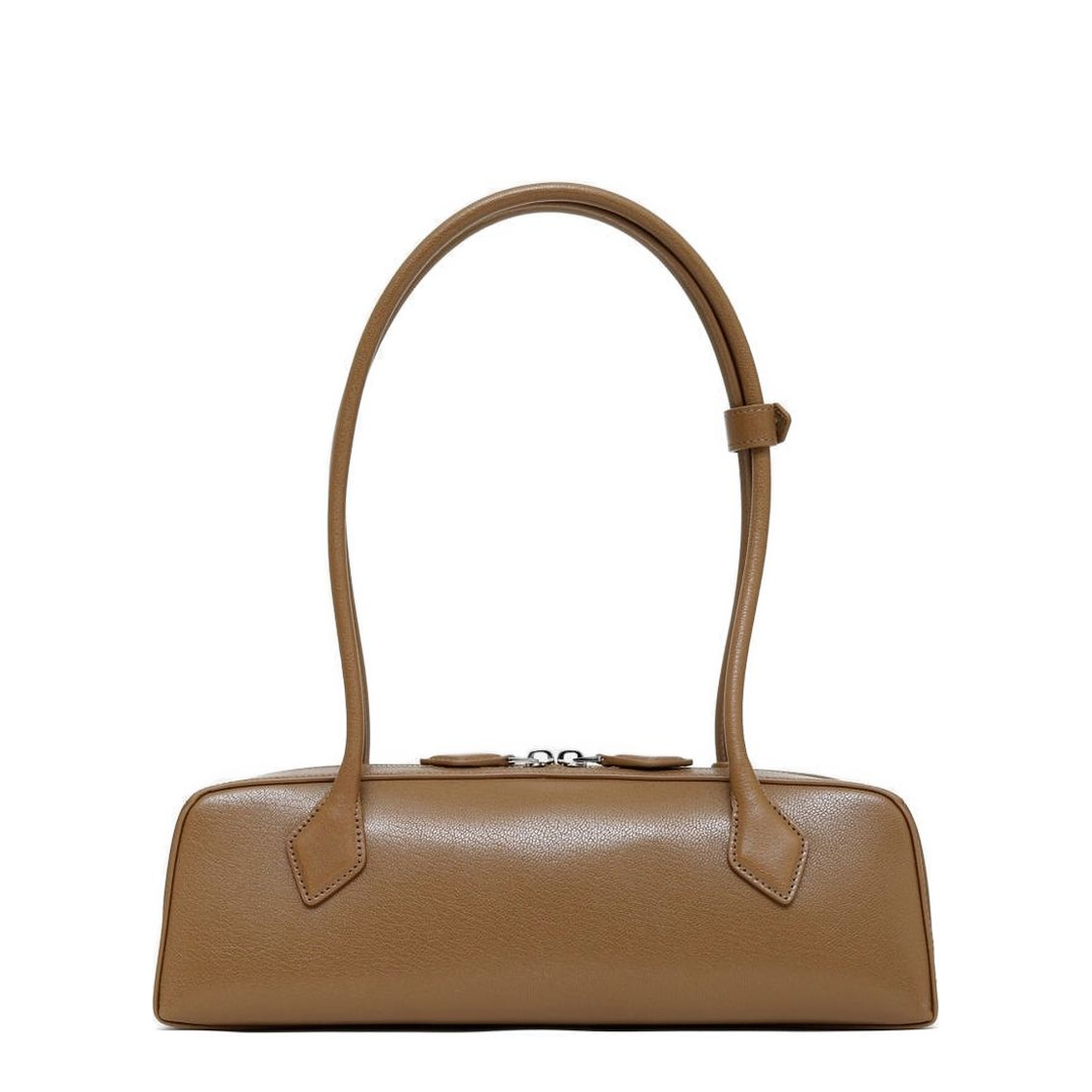 Le Teckel Medium Goatskin Shoulder Bag - Noir - Image 3