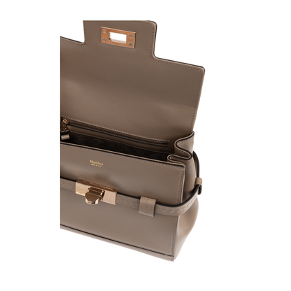 Margaux Handbag Leather Taupe - Image 5
