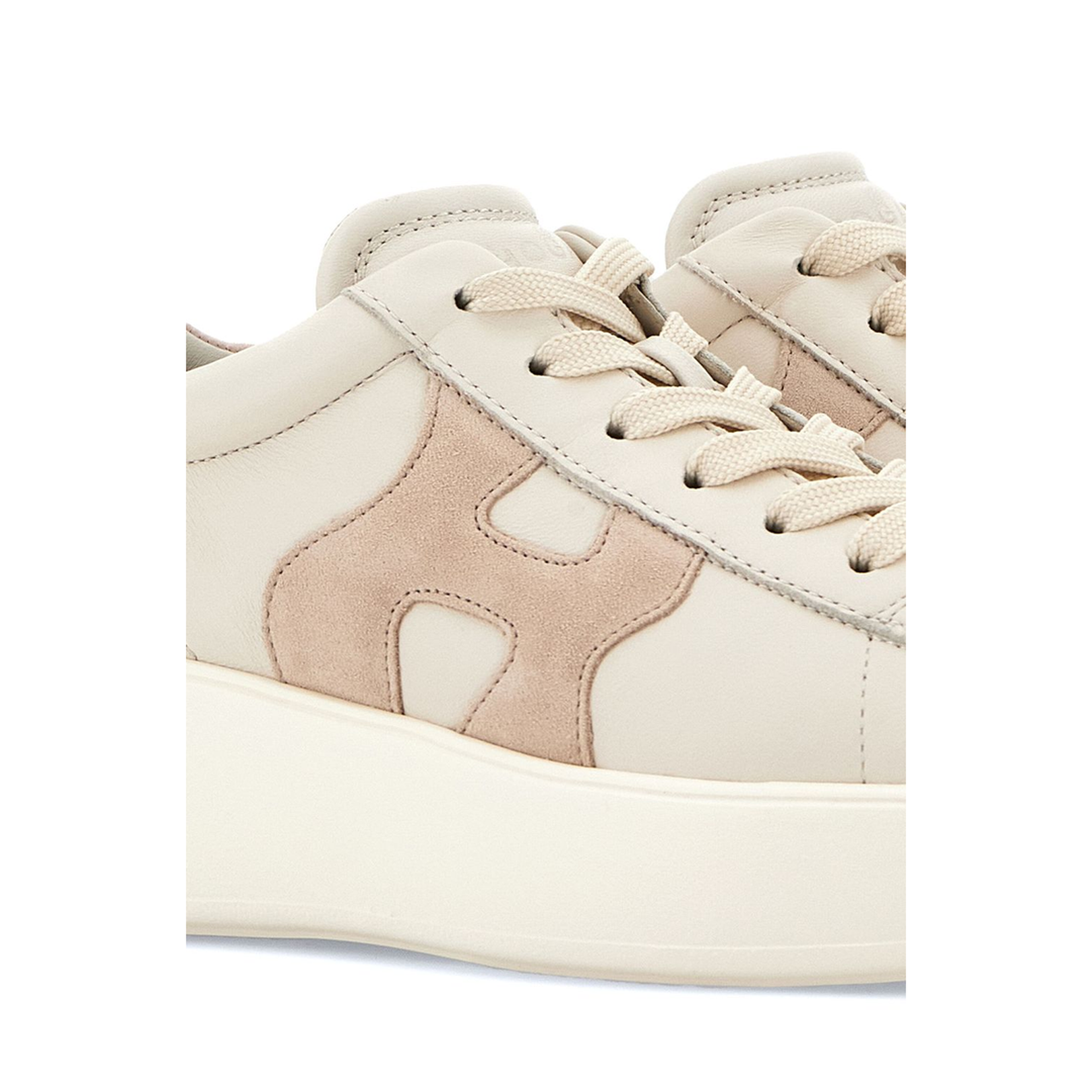 Panelled Design Lace-Up Sneakers - Image 3