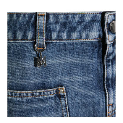 Blue Cotton Denim Skirt - Image 5