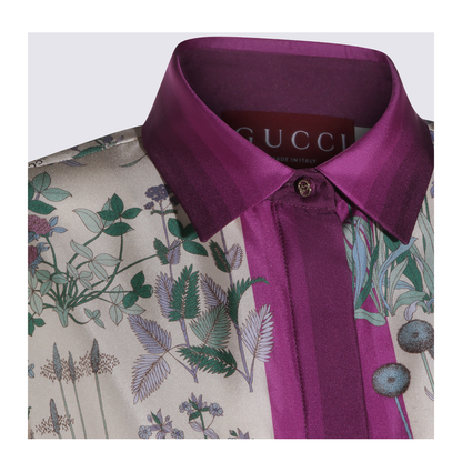 Printed Silk Twill Shirt - Image 6