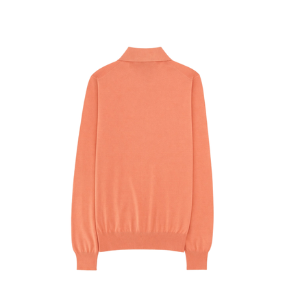 Cotton Knit Polo Shirt - Image 3