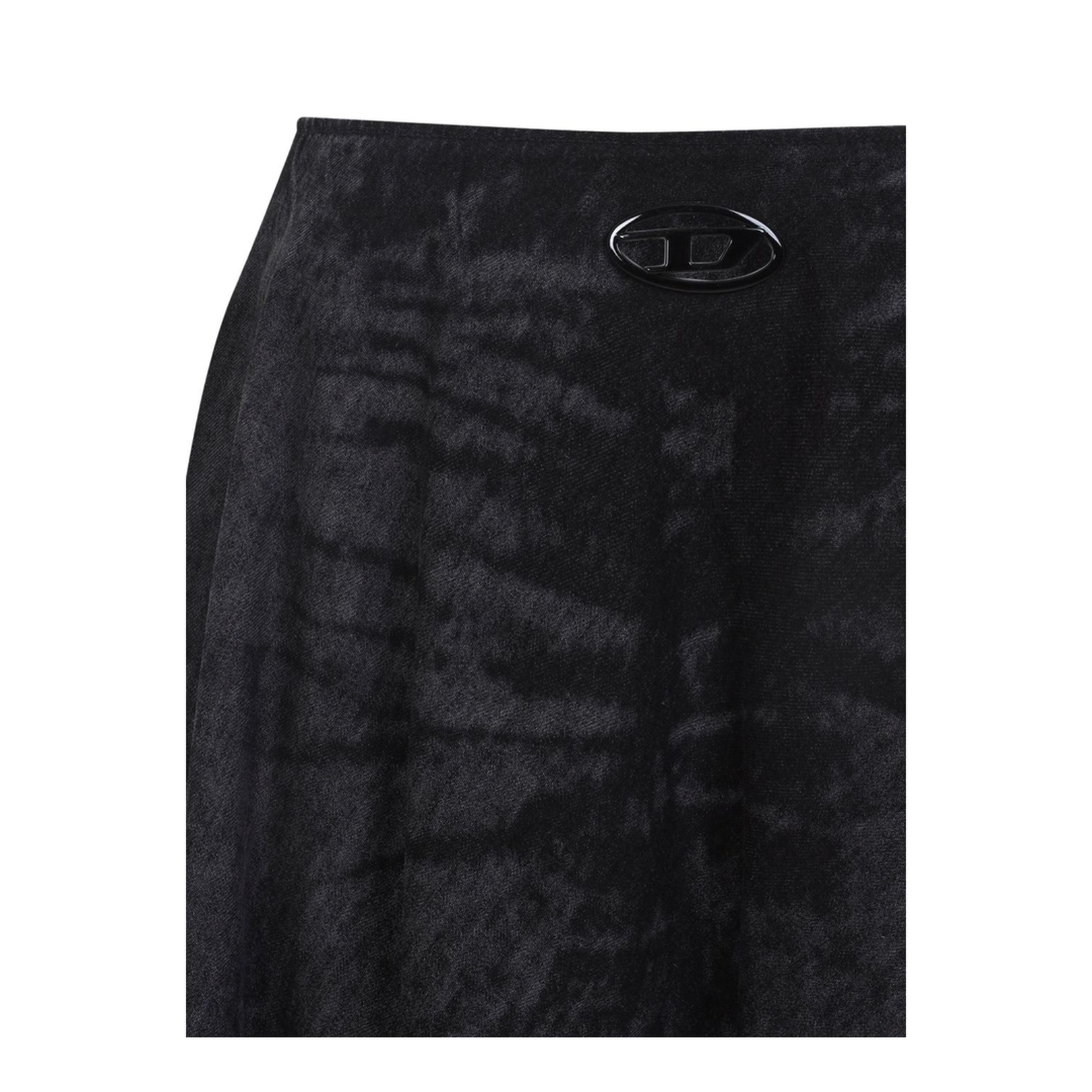 Full Skirt in Lasered Cotton-Hemp Denim - Image 3