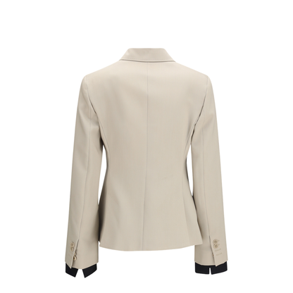 Placido Double-Breasted Blazer in Wool Mohair and Silk - Image 2