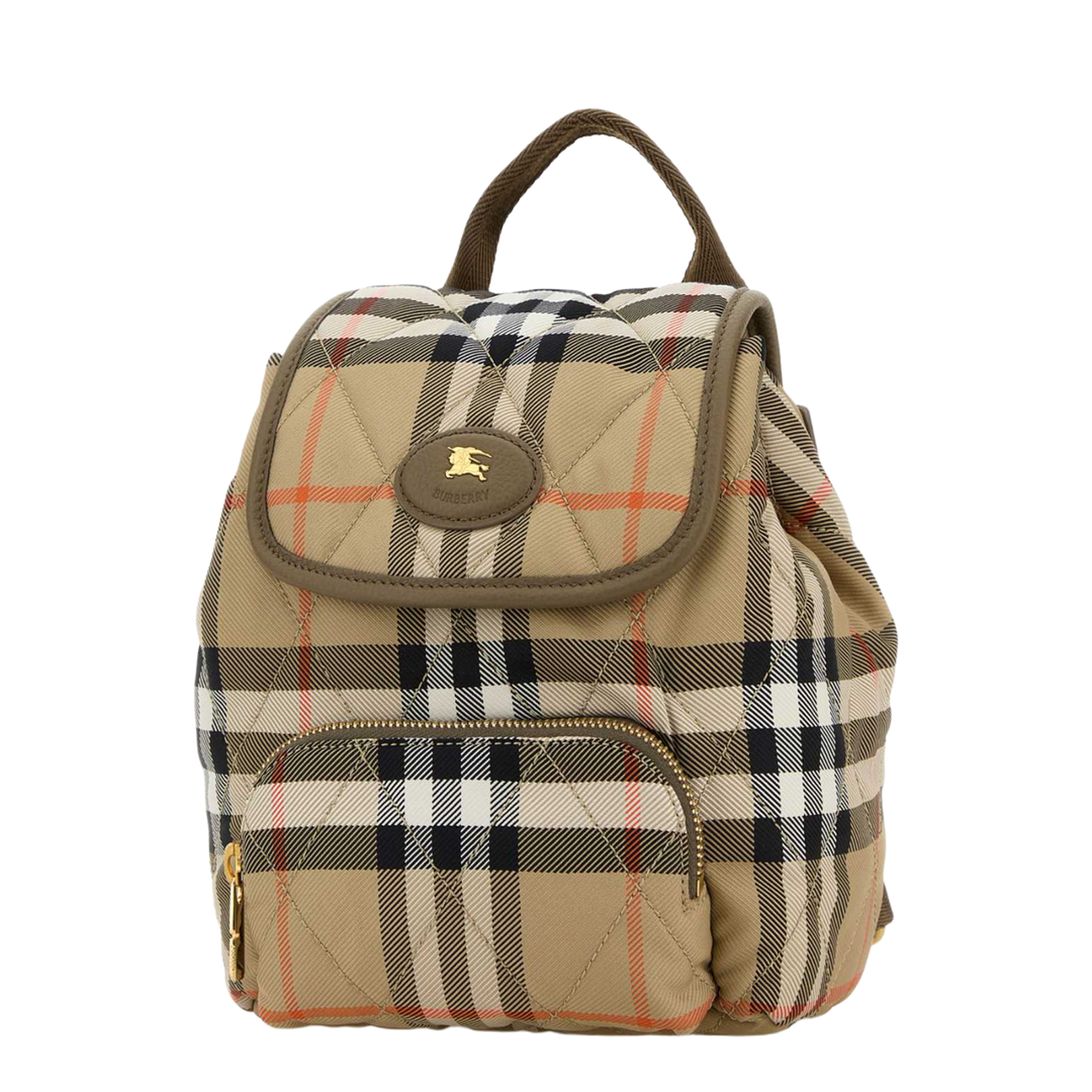 Embroidered Canvas Mini Horseshoe Backpack - Image 2