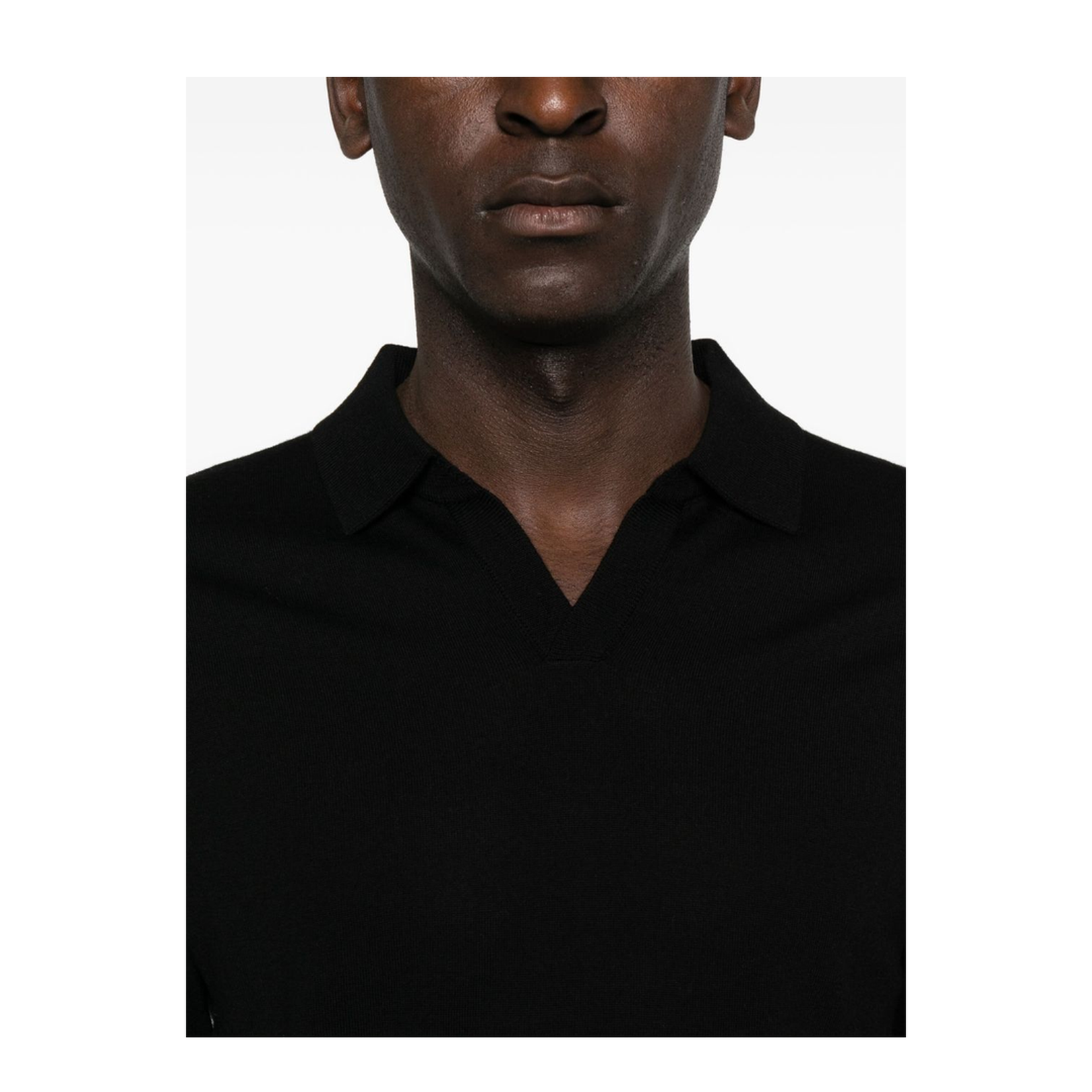 Polo Neck Sweater Black - Image 5
