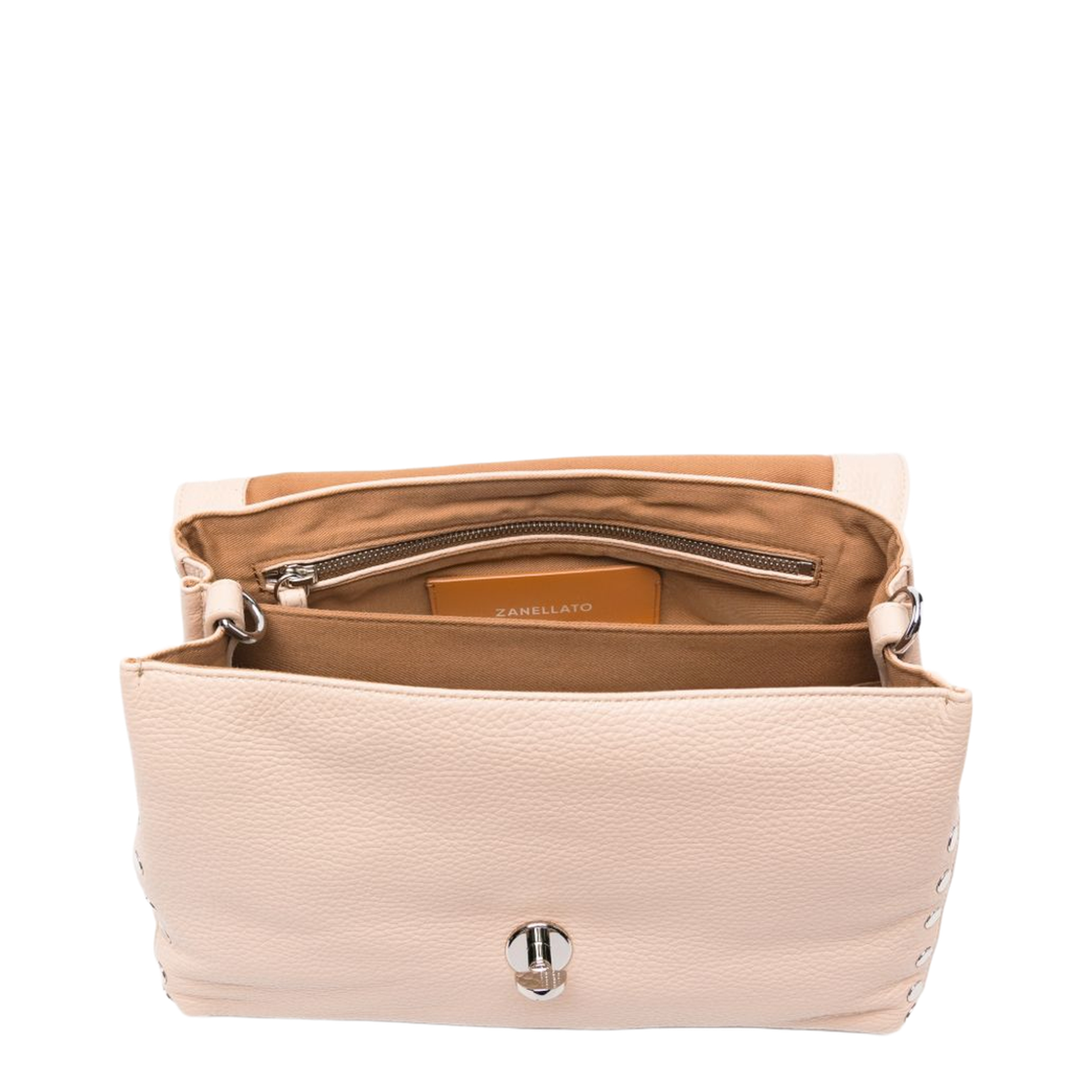 Postina Daily Small Leather Top-Handle Bag - Pink Dahlia - Image 5