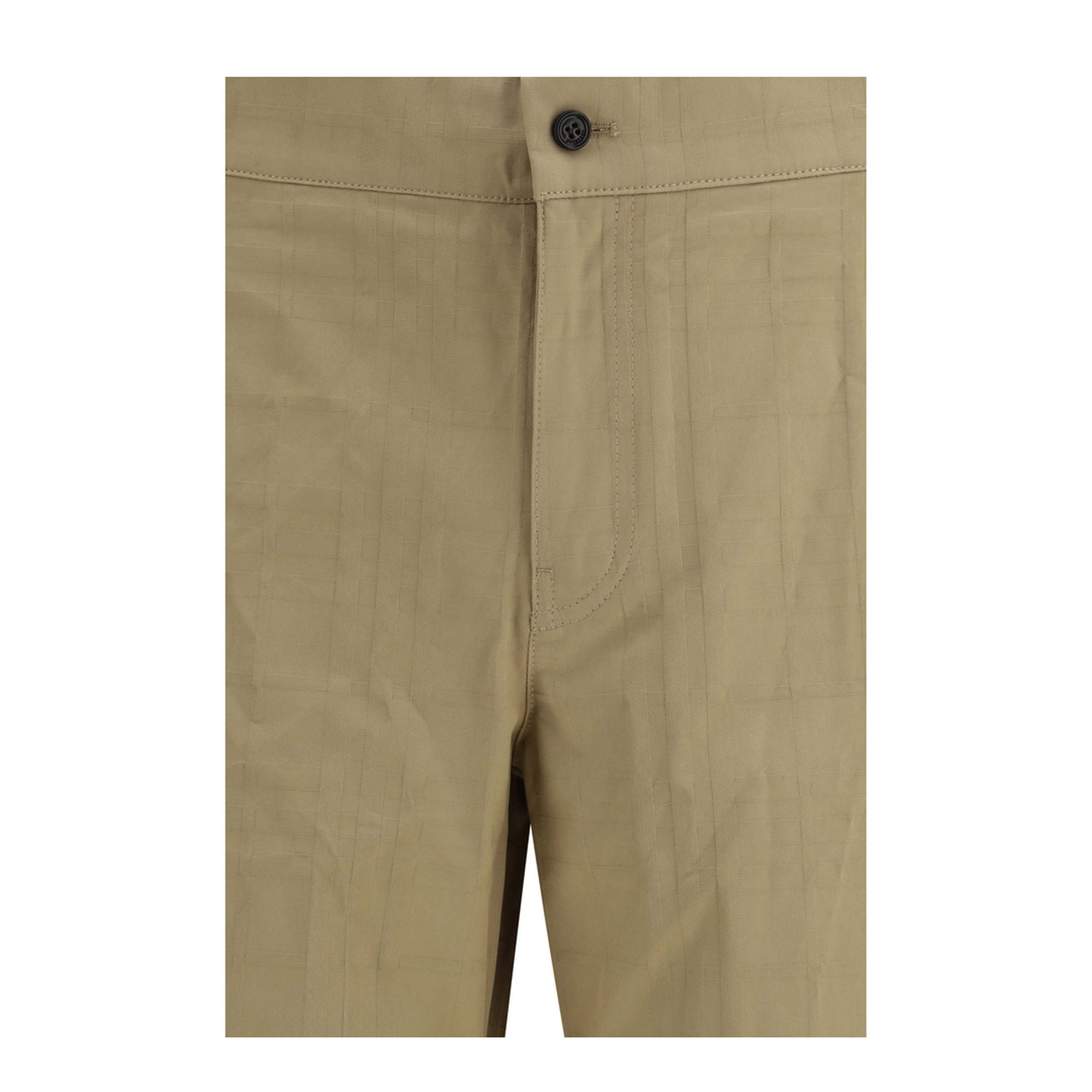 Check Cotton Trousers - Image 3