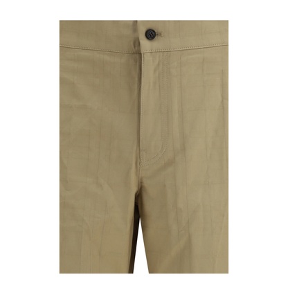 Check Cotton Trousers - Image 3