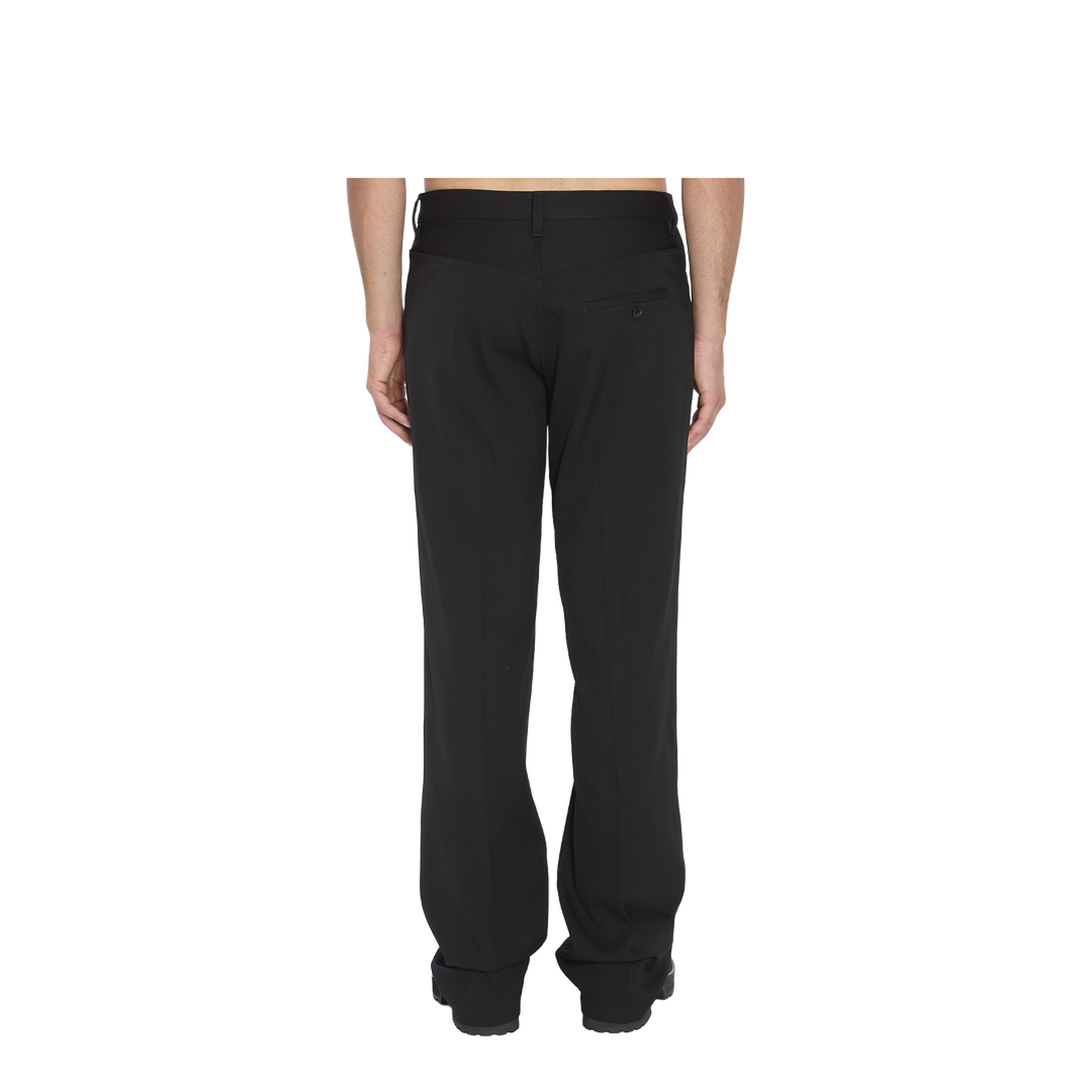 Black Straight Tailored Pants - Image 4