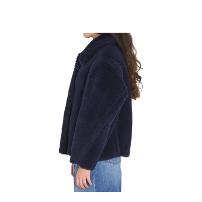 Cropped Teddy Coat - Image 3