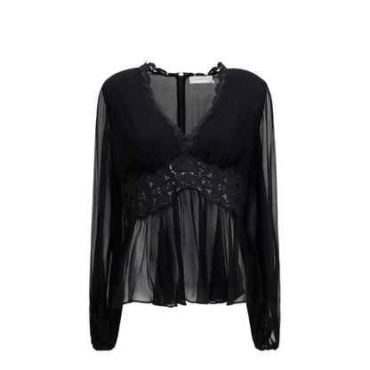 Luna Peplum Blouse - Image 1