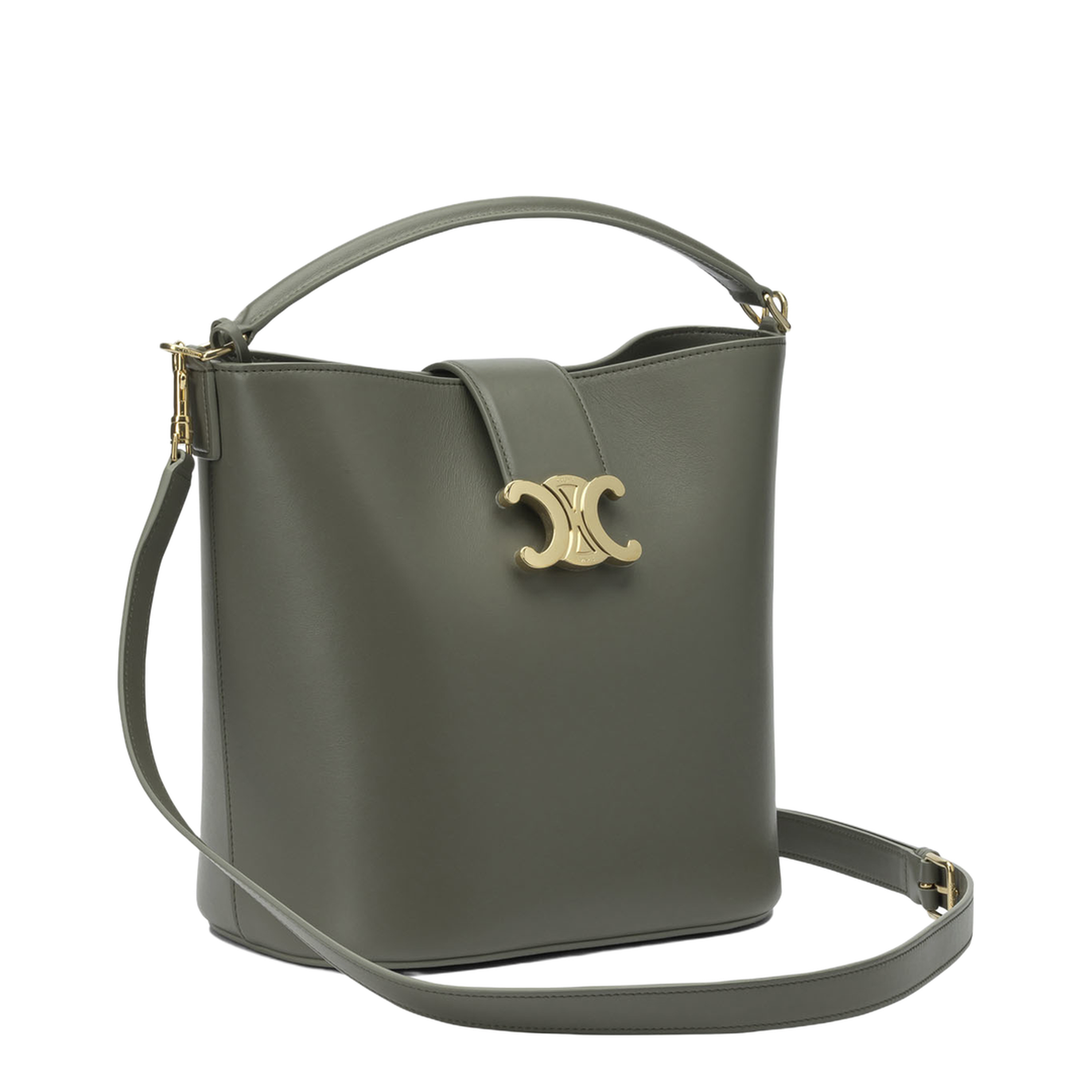 Medium Bucket Louse in Smooth Calfskin - Image 2